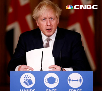England Prime Minister Boris Johnson Announces New Strain of COVID-19