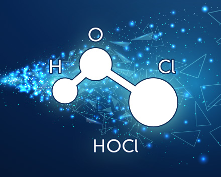 Hypochlorous Acid Molecule