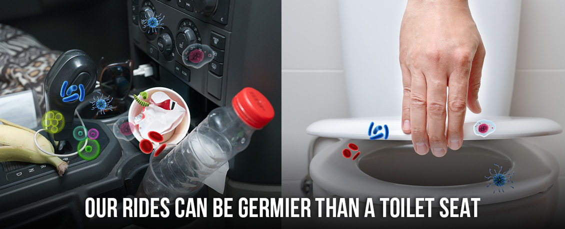 The Inside of a Car That's Germier Than a Toilet Seat