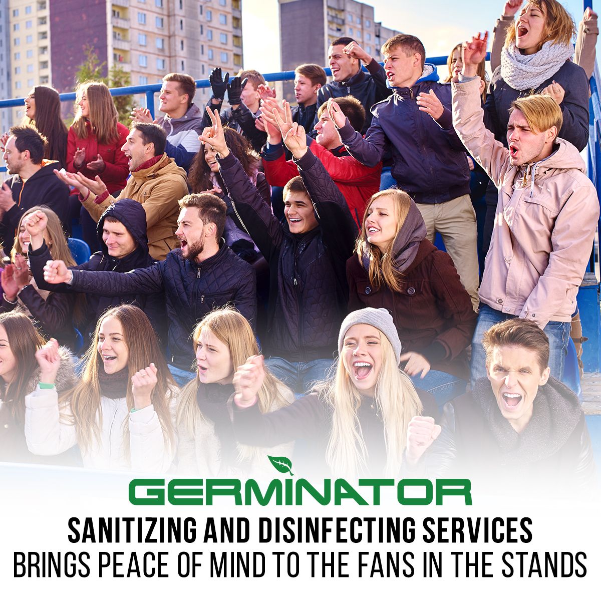 Germinator Sanitizing and Disinfecting Services Brings Peace of Mind to the Fans in the Stands